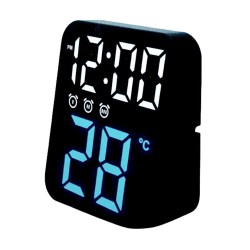 RELOJ DE MESA SATE AC-T6823 / ELECTRICO / AZUL