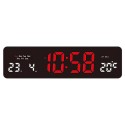 RELOJ DE PARED JH-3208 / ELECTRICO / TEMP / GRANDE