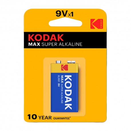 BATERIA 9V ALKALINA KODAK