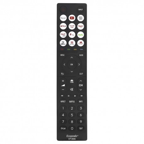 CONTROL UNIVERSAL LCD-LED-TV ECOPOWER EP-8606