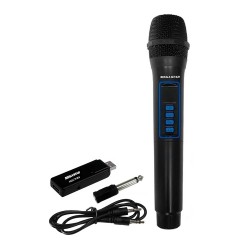 MICROFONE SEM FIO MEGASTAR MICWR8 - ADAPTADOR - BLUETOOTH