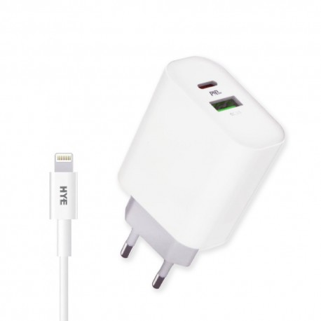CARGADOR HYE HYEC9L+ - USB-C A LIGHTNING