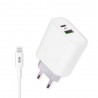 CARGADOR HYE HYEC9L+ - USB-C A LIGHTNING