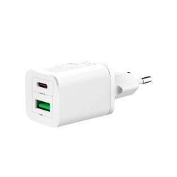 CARREGADOR FONTE XO HN238A / 30W / 1 USB / 1 TIPO-C / BIVOLT