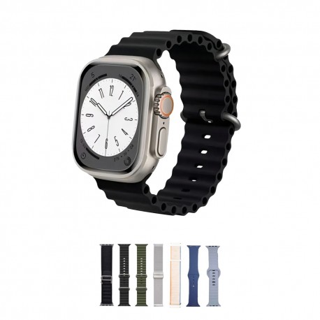 REL SMART WATCH HW-69 PRO MAX (8 IN 1)