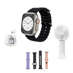 RELOJ SMART WATCH D96 PLUS KIT - 3 IN 1