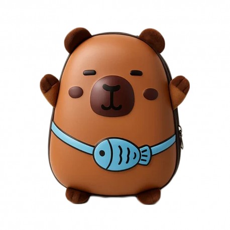 MOCHILA INFANTIL DURA CAPIBARA