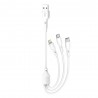 CABLE USB 3 EN 1 XO XO-NB230 / V8/LIGHTNING/TIPO-C