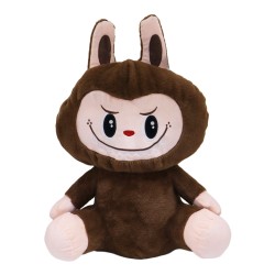 BONECO PELUCIA LABUBU GRANDE COM MANTA