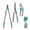JUEGO DE TIJERAS DE PODAR TOTAL THT156033 - 3 PCS