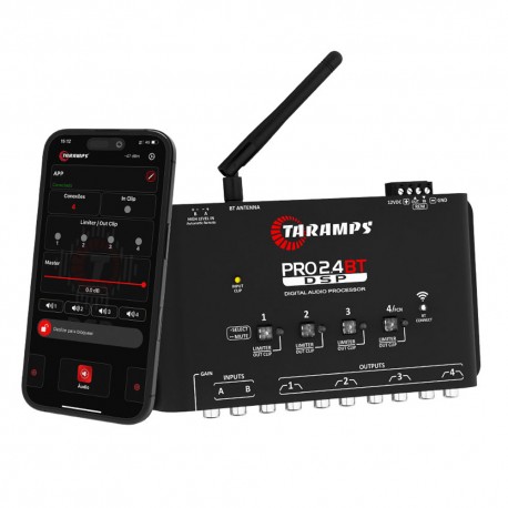 PROCESSADOR DE AUDIO TARAMPS PRO2.4S/4CS