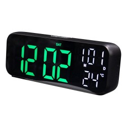 RELOJ DE PARED SATE AC-T6851 / VERDE / ELECTRICO