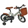BICICLETA INFANTIL ARO 16'' 16245G - GRIS