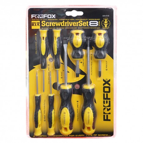 KIT DE DESTORNILLADORES FREFOX 604358 - 8 PCS