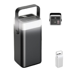 BATERIA AUXILIAR ECOPOWER EP-C891 - 50000MAH - COM LANTERNA