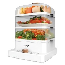 VAPOREIRA DE ALIMENTOS RAF R.5238 / 4L+4L+4L / 220V