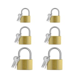 CADEADO CARTELA 32-34-50MM - 20305 - 6 PCS