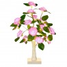 ARBOL LED SATE A-TL6024004 / 24 LED / FLOR ROSA