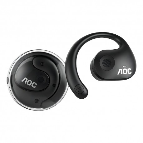 FONE DE OUVIDO AOC ACD1504 - BLUETOOTH - PRETO