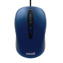 MOUSE PARA PC MAXELL MOWR-101 - USB OPTICAL - AZUL MARINO