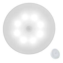 LAMPA C/SENSOR SATE LED A-EMB02 BRANCA