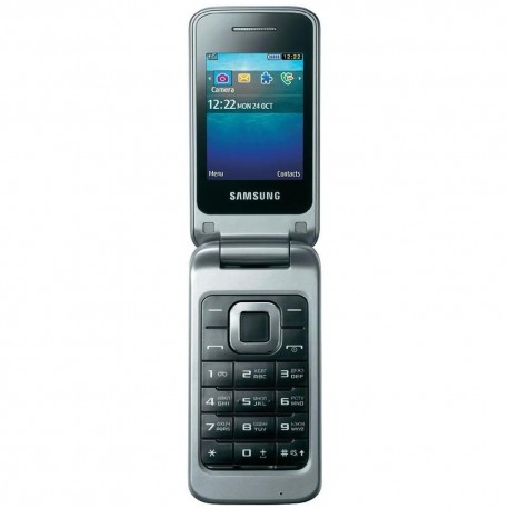 CELULAR SAMSUNG GT-C3520 (FLIP) DUAL SIM / PLATA