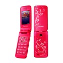 CELULAR SAMSUNG GT-C3520 (FLIP) DUAL SIM / ROJO