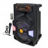 SPEAKER PARTY KANDEXS YE-801 - 8" - BLT - AUX - MIC C/ CABLE