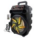 SPEAKER PARTY KANDEXS YE-081 - 8" - BLT - AUX - MIC C/ FIO