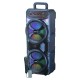 SPEAKER PARTY KANDEXS YE-0261 - 8"X2 - BLT - AUX - MIC C/ CABLE
