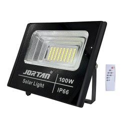 REFLETOR LED JORTAN JT-BJ100W - PAINEL SOLAR
