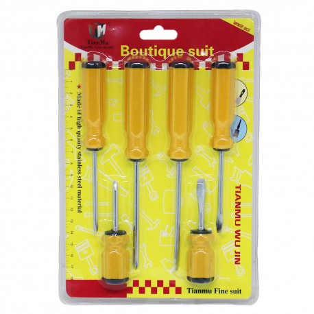 KIT DE DESTORNILLADOR TIAN MU OM 21762 - 6 PCS