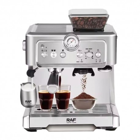 CAFETERA CON MOLEDOR RAF R.0205 - GRIS - 220V