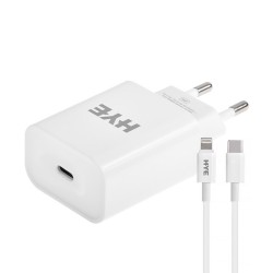 CARGADOR HYE HYEC8L / 20W / FUENTE + CABLE LIGHTNING
