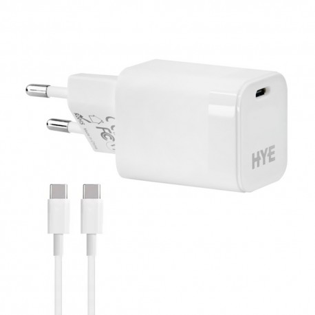 CARGADOR HYE HYEC43C / 30W / CABLE USB-C