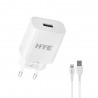 CARGADOR HYE HYE165UL / FUENTE + CABLE LIGHTNING