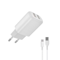 CARGADOR HYE EU02C / FUENTE + CABLE USB-C