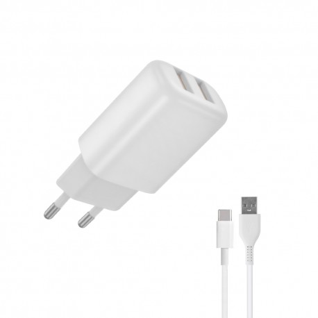 CARGADOR HYE EU02C / FUENTE + CABLE USB-C