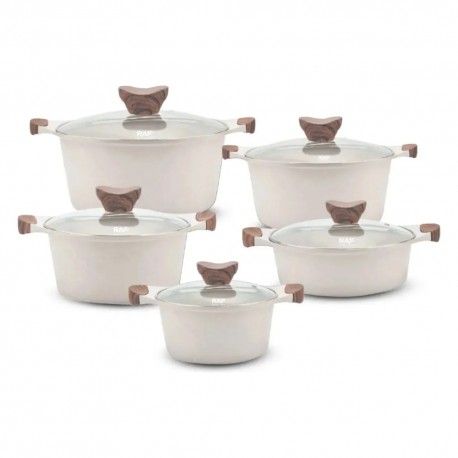 KIT DE OLLAS RAF R.80003W - BLANCO - 5 PCS