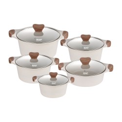 KIT DE OLLAS RAF R.80003W - BLANCO - 5 PCS