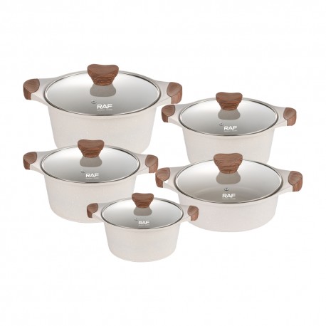 KIT DE PANELAS RAF R.80003W - BRANCO - 5 PCS