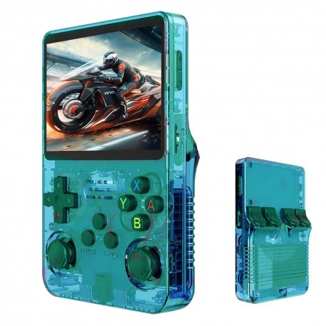 APARATO GAME CONSOLA PORTÁTIL R36S - 3.5"- 64G - 1G - VERDE