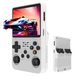 APARELHO GAME CONSOLE PORTÁTIL R36S - 3.5"- 64G - 1G - BRANCO