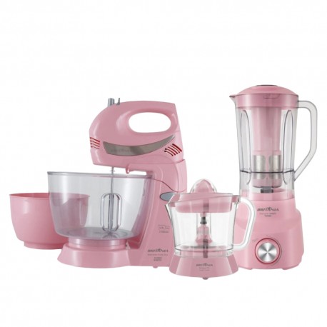 KIT COZINHA BRITANIA BKT51R ROSA 220V
