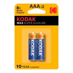 PILHA ALKALINA KODAK - AAA - 2 PCS