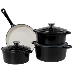 KIT DE PANELAS MARYLAND MRCIE403 - PRETO - 4 PCS