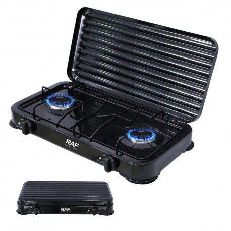 COCINA A GAS CON TAMPA RAF R.8033B - 2 BOCAS