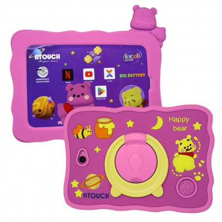 TABLET INFANTIL ATOUCH KC64 PRO 7" - 256GB - ROSA