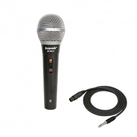 MICROFONO CON CABLE ECOPOWER EP-M311