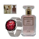 RELOJ G-TIDE ROMANCE - PLATEADO / PERFUME ZOHOOR 30ML